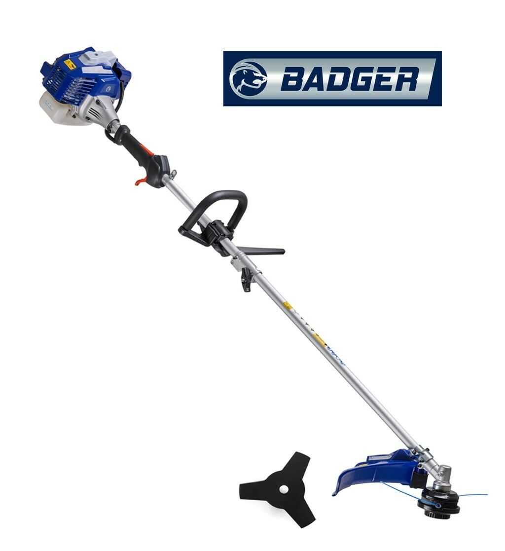 Badger 26 Cc Full Crank, 2-cycle 2-in-1 Straight Shaft Trimmer & Bonus Harness
