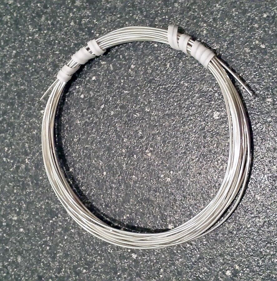 999 Fine Silver Round Wire Coils  6"- 60' Gauges 8 Thru 30 Dead Soft Usa Made