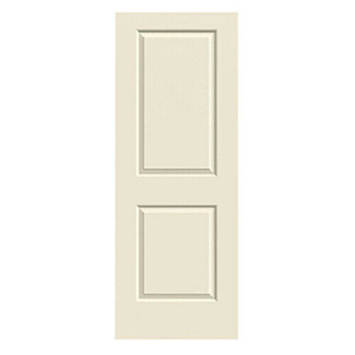 Primed 2 Panel Square Traditional Hollow Core Molded Interior Wood Doors Prehung