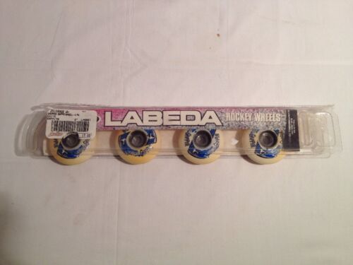 Labeda Gripper Snapper Roller Hockey Wheels - 4pk White 59mm/78 (a4)