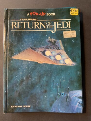 Return Of The Jedi Pop Up Book - 1983 As Is Water Damage
