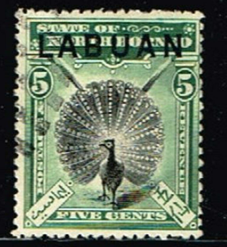 1894 North Borneo Stamps Overprinted 