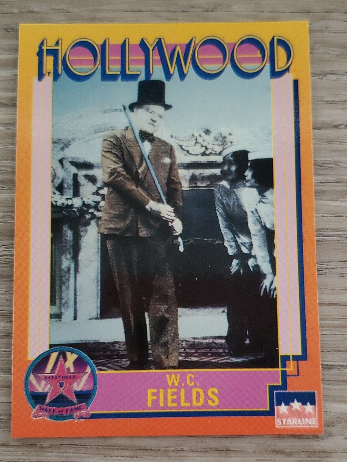 W.C. Fields Hollywood Walk Of Fame Trading Cards