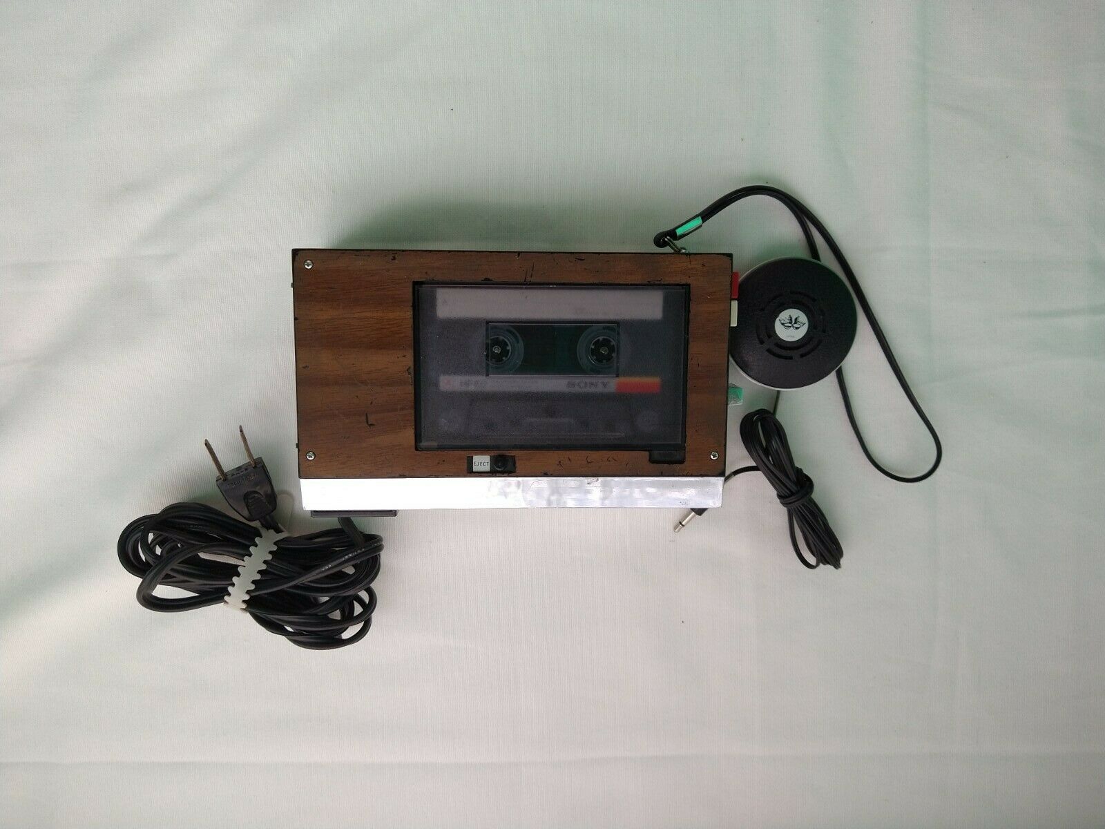 Vintage SoundLite Cassette Recorder Model SM-40 AC 120V 60HZ 4.5 watts