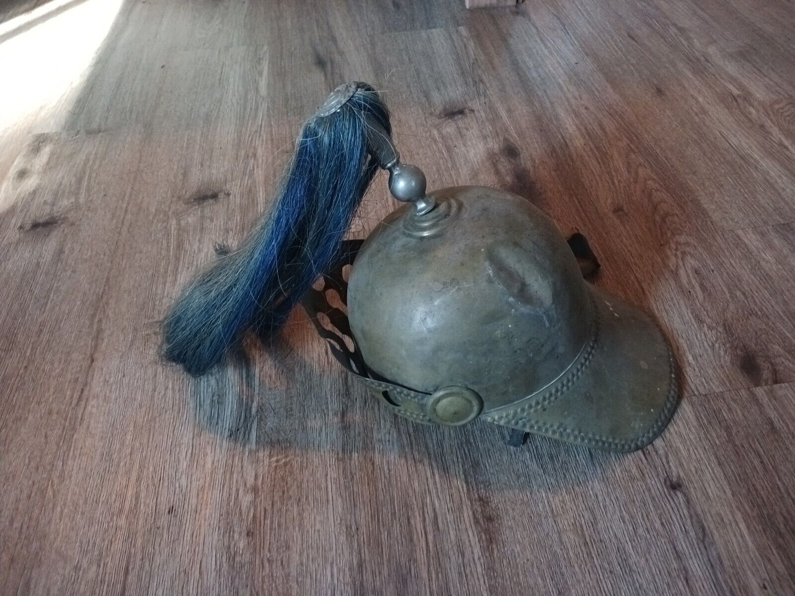 Antique Military Helmet Cavalry Horsehair