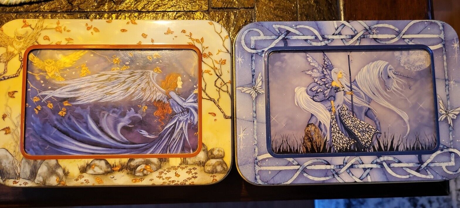 Amy Brown Faery Fairy  Note Greeting Cards With Tin Case #8 & #9