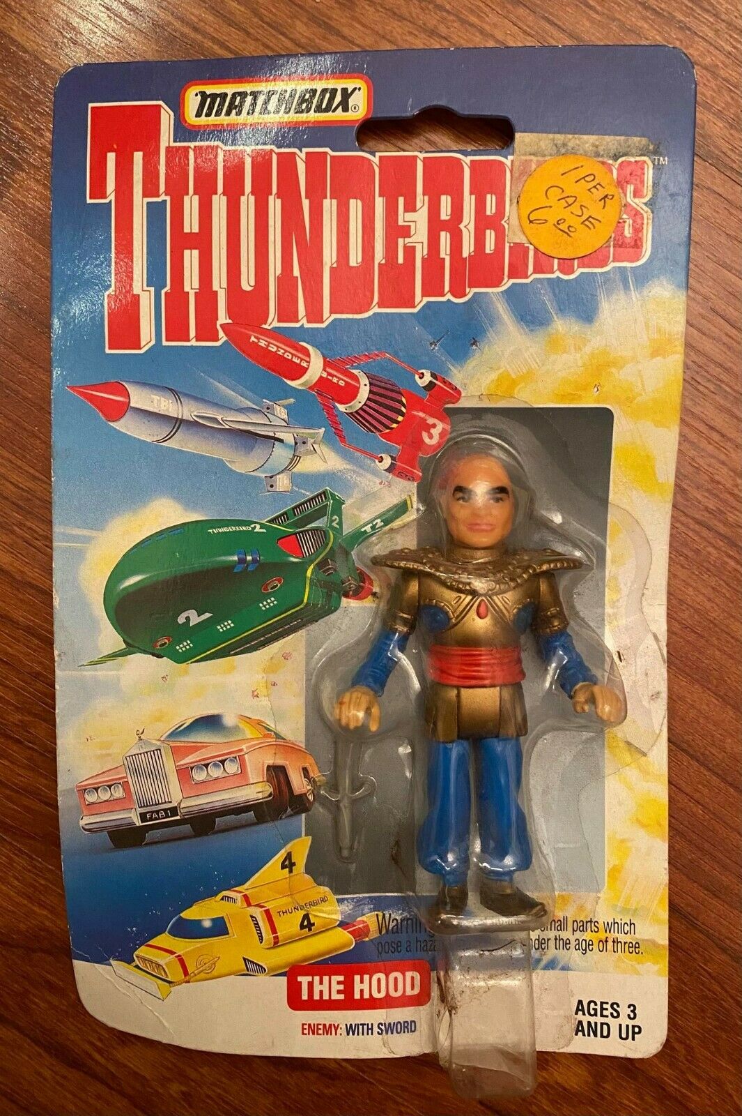 Thunderbirds The Hood Action Figure - Matchbox 1994 - Unused & Sealed