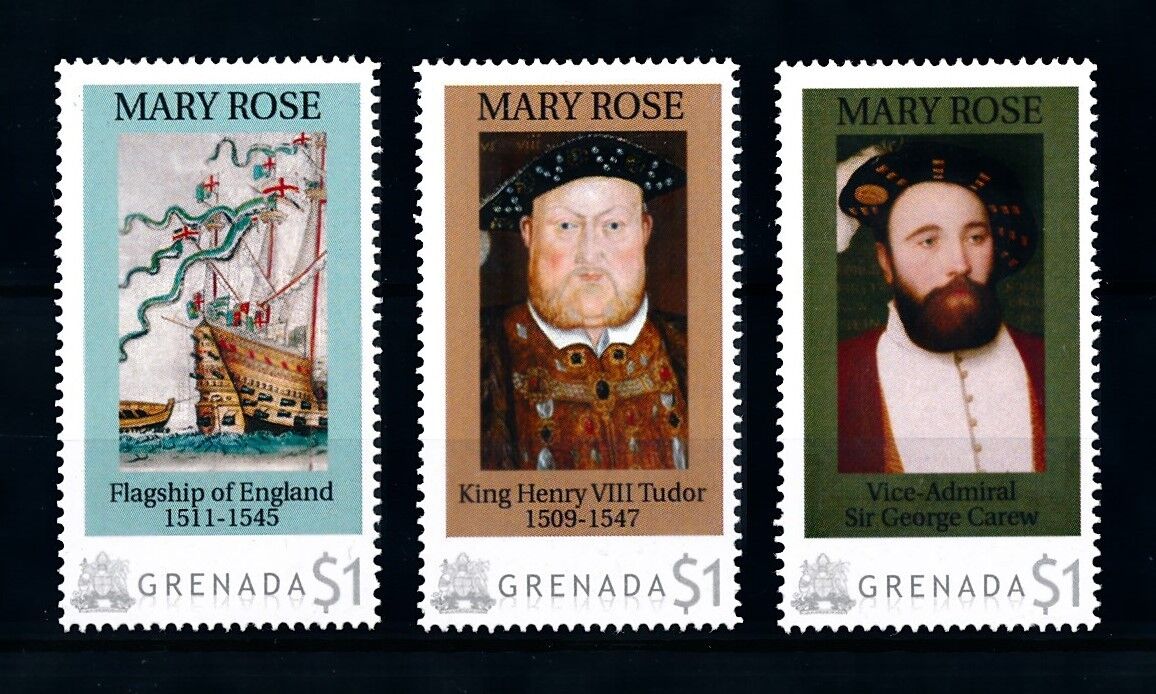 [90829] Grenada 2009 Ships Mary Rose Flag Ship England King Henry VIII  MNH
