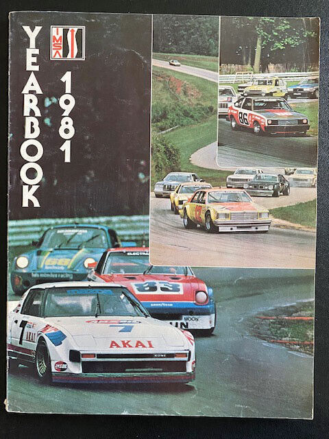 Imsa 1981 Year Book Soft Cover .
