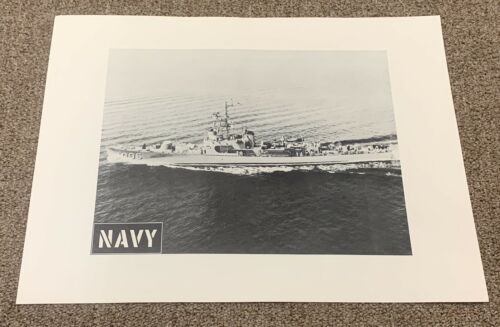 Vintage Us Navy Photo Print 8x10 Photo On 11x14 Paper Litho? (o)