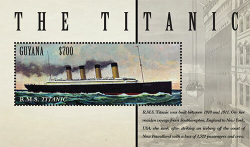 Guyana - 2013 - Titanic - Souvenir Sheet - Mnh