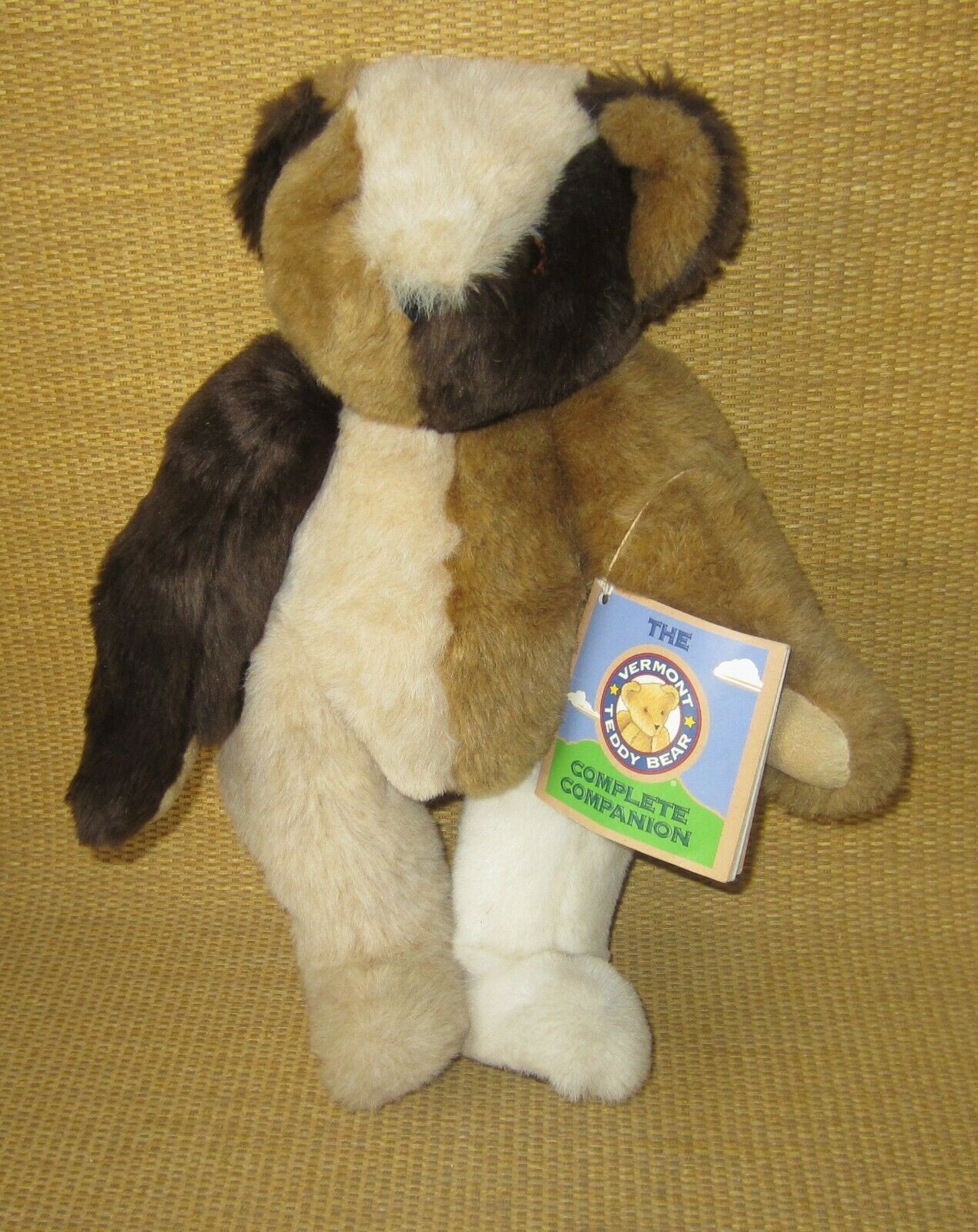 Vermont Teddy Bear Company | 16" Jointed Patchwork Multi-color Plush Bear