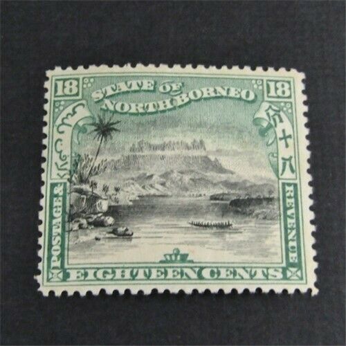Nystamps British North Borneo Stamp # 89 Mint Og H  $135 G27x3072