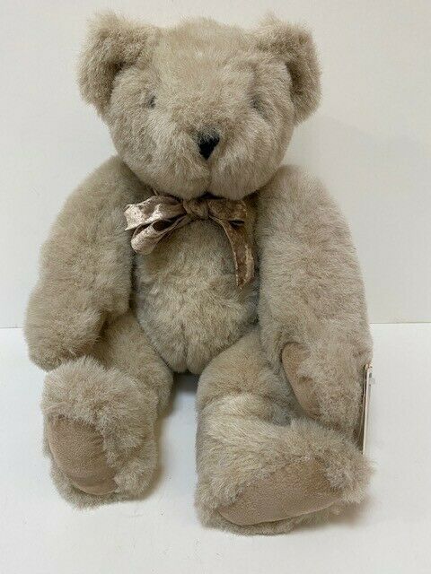 Vermont Teddy Bear With Tag Beige 18” Excellent Pre-loved Soft