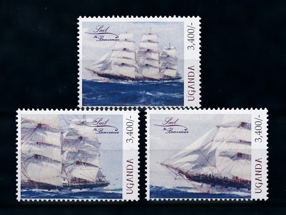 [78673] Uganda Sail Clipper Ships The Benvenue MNH