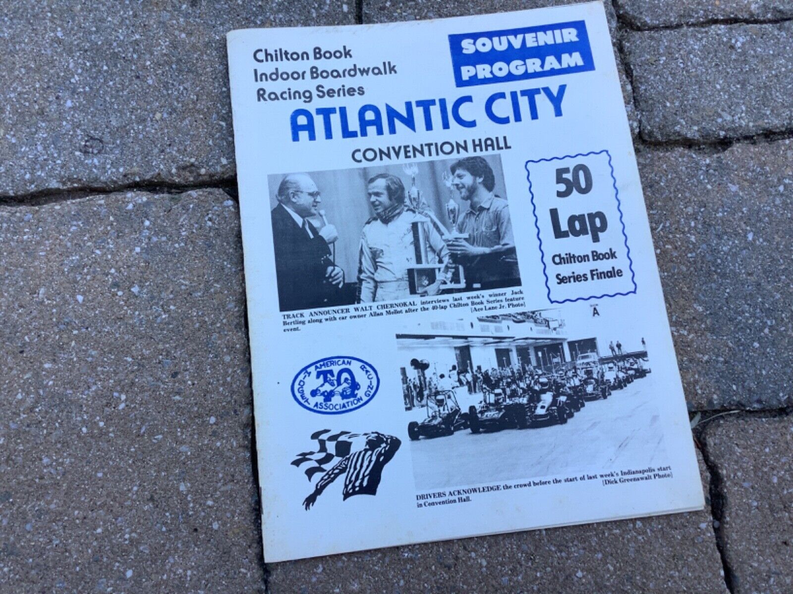 1980 ATQMRA ATLANTIC CITY CHILTON BOOK RACING SERIES PROGRAM