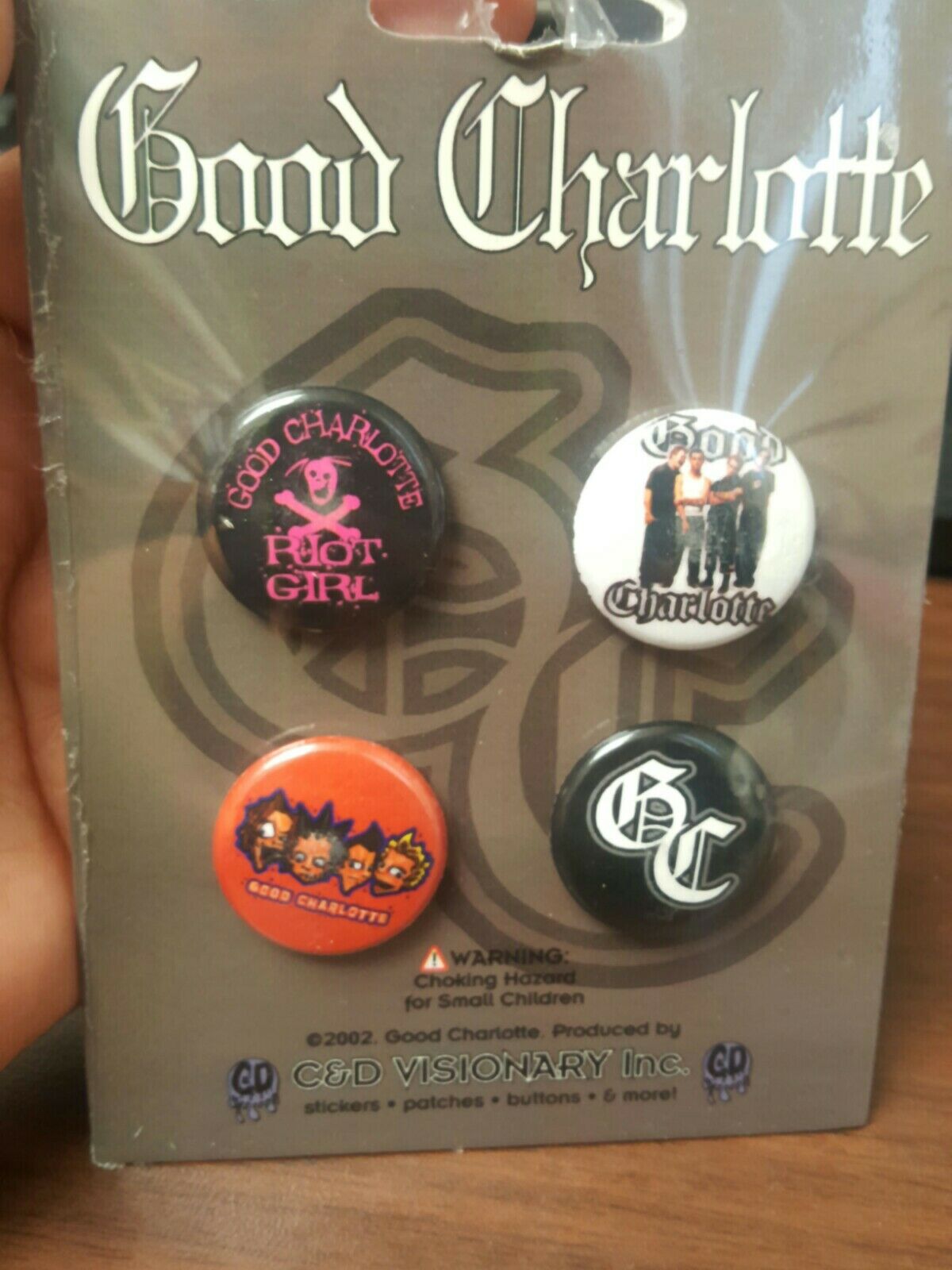Good Charlotte Pin Button Set 4 Pack