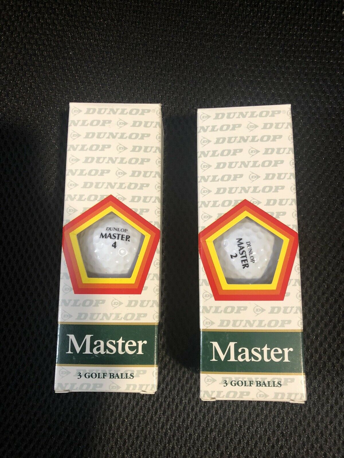 Dunlop Master Golf Balls Two Packages of 3 Vintage 1991