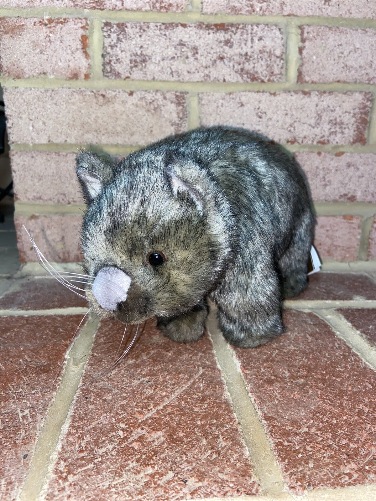 Hansa Plush Wombat Realistic Stuffed Animal Hand Crafted