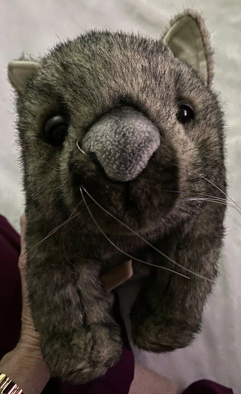 Hansa Plush Wombat Realistic Plush Hand Crafted