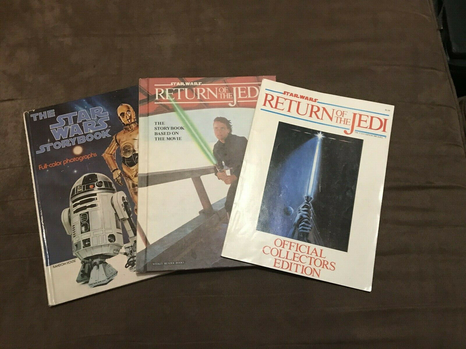 Star Wars & Return Of The Jedi Storybooks Plus Rotj Program Collectors Edition