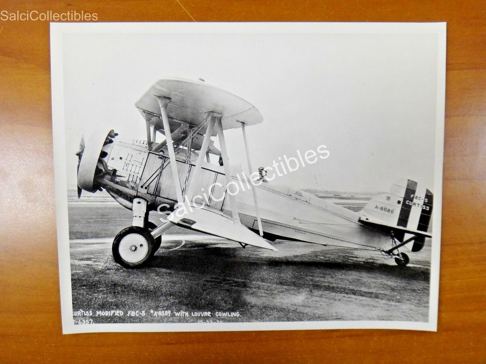 Official Historical Wwii Navy Aircraft  Photo 8x10 F8c-5 Curtiss Falcon
