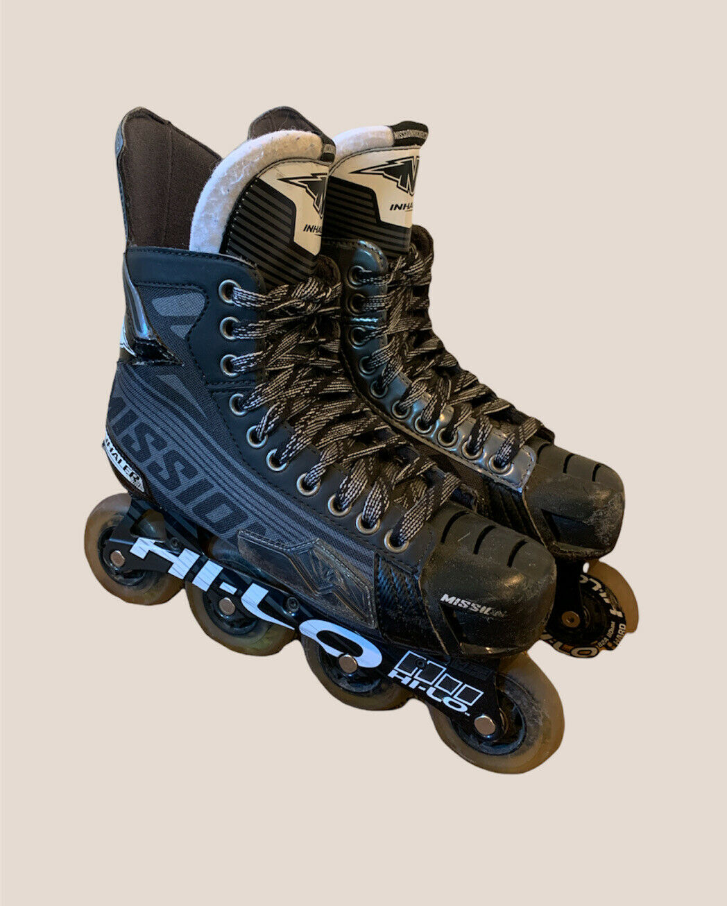Mission Inhaler Dsr Inline Hockey Skates Size 6e (men Us Shoe 7.5) #a91