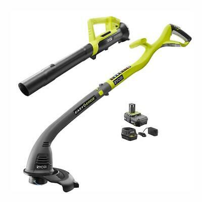 Ryobi P2036 One+ 18-volt Lithium-ion String Trimmer/edger And Blower Combo Kit