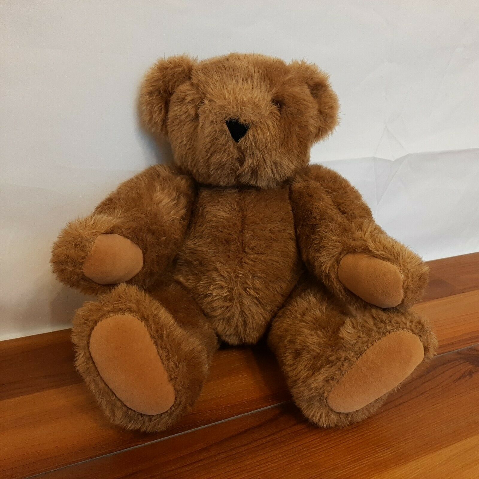 Authentic Vermont Teddy Bear Handmade Made In USA-Jointed Movable Arms and Legs
