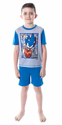 Sonic The Hedgehog Boys' Comic Collection 3 Piece Sleepwear Pajama Set